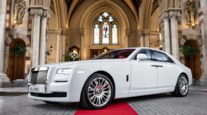 White Rolls Royce Ghost