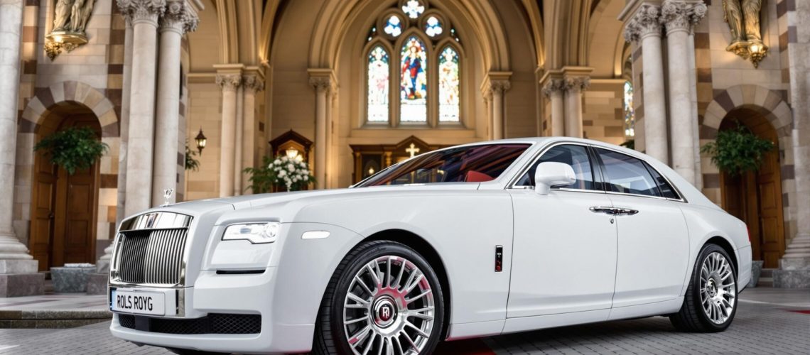 White Rolls Royce Ghost